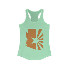 Women's State Series "Copper Flag" Fitted Racerback Tank