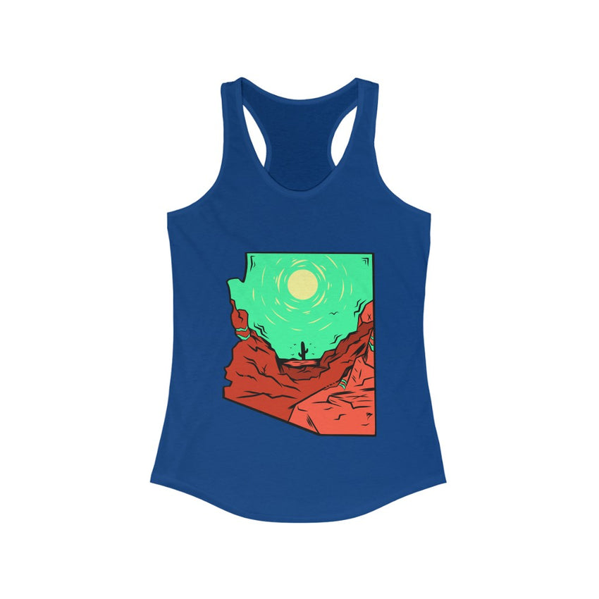 Women's State Series "Lone Cacti" Fitted Racerback Tank